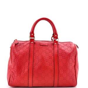Joy Boston Bag Guccissima Leather #194639G79B